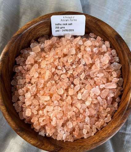 Organic Indhu Rock Salt(Crystals)